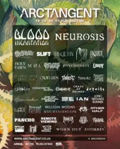 Poster: ArcTanGent · Moreton-in-Marsh, UK · Fri 20 Aug 2027