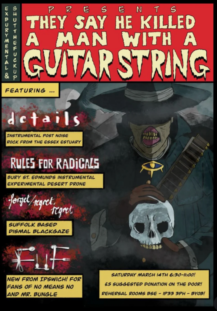Poster: Rehearsal Rooms · Bury St. Edmunds, UK · Mar 2026