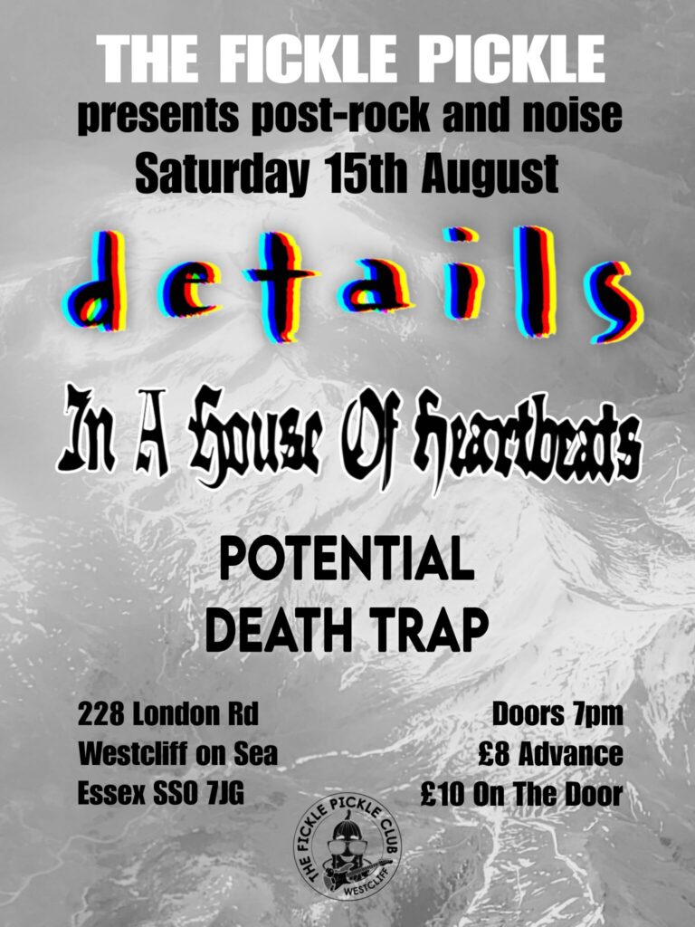 Poster: The Fickle Pickle · Westcliff-on-Sea, UK · Aug 2026